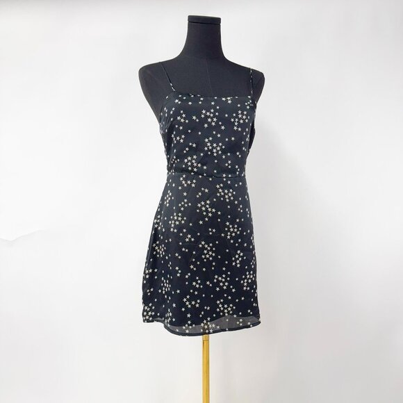 BRAND NEW WITHOUT TAGS COTTON CANDY LA SATIN STAR DRESS SUMMER MINI DRESS - Picture 2 of 7
